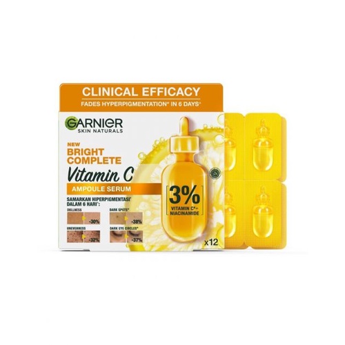 Garnier Bright Complete Ampoule Vitamin C Hiperpigmentasi Serum