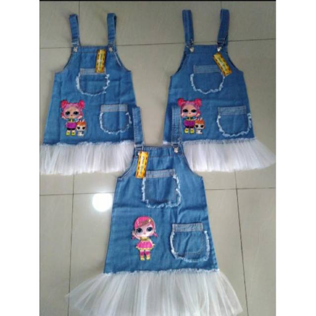 Overall anak kekinian 1-10 Tahun LED MUSIK