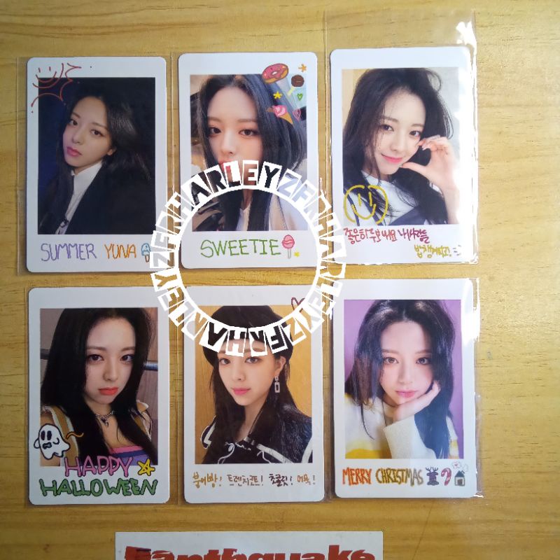 pc pola yuna pout heart cheecks baret itzy nbd no bad days juli agustus september oktober november d