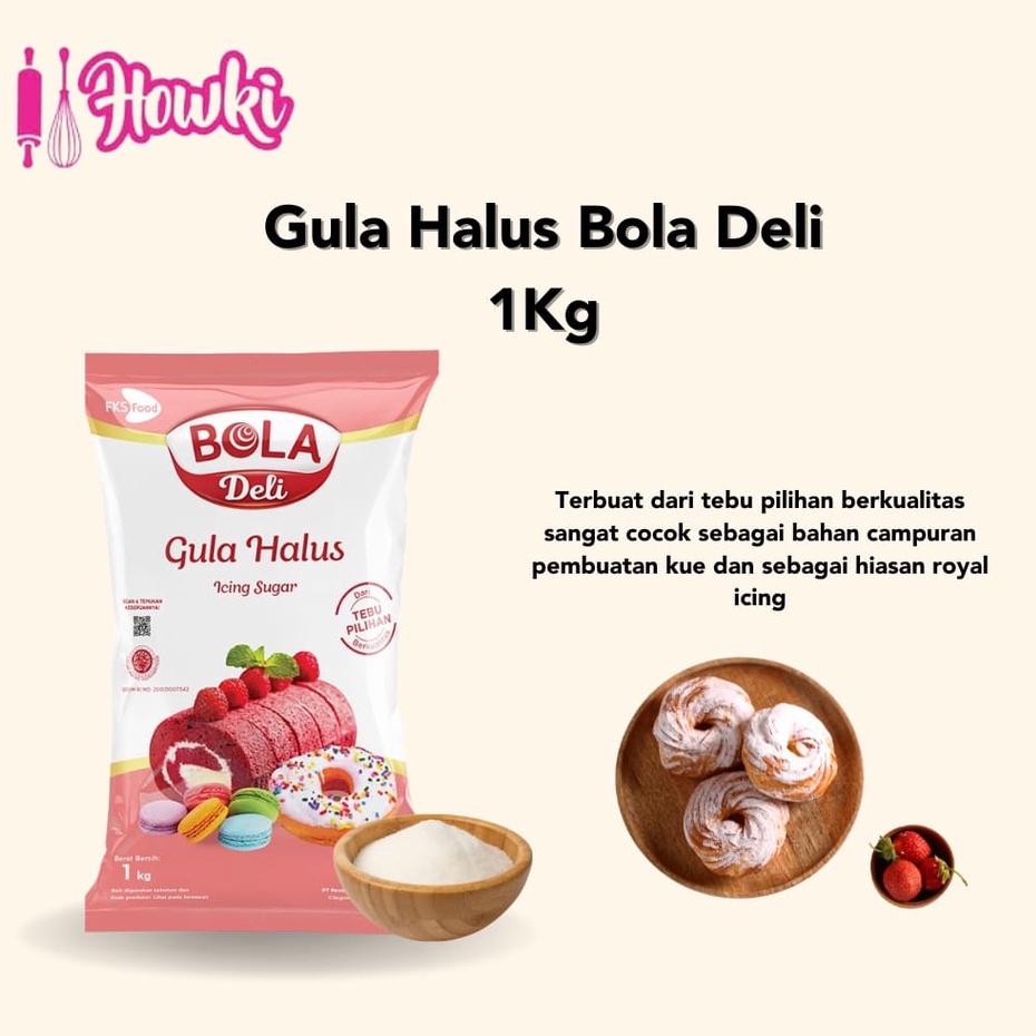 

Bola Deli Gula Halus Kemasan 1kg.