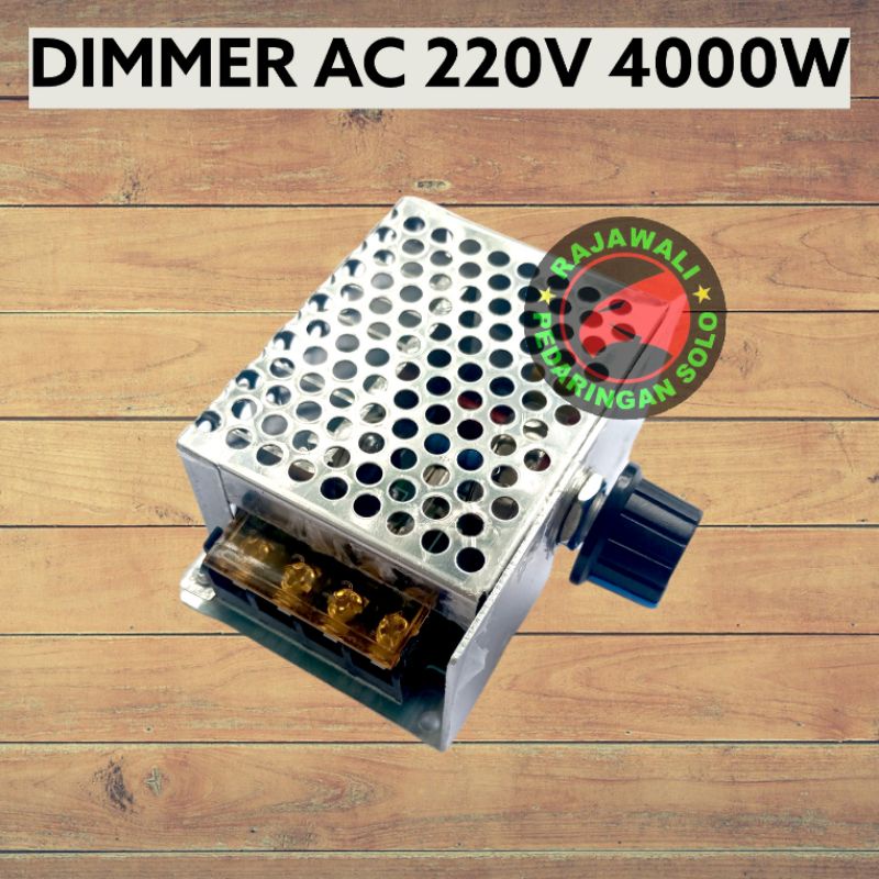 DIMMER AC 220V 4000W DIMMER LAMPU MESIN BOR GERINDA