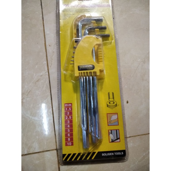 Kunci L Panjang Soligen Stainless