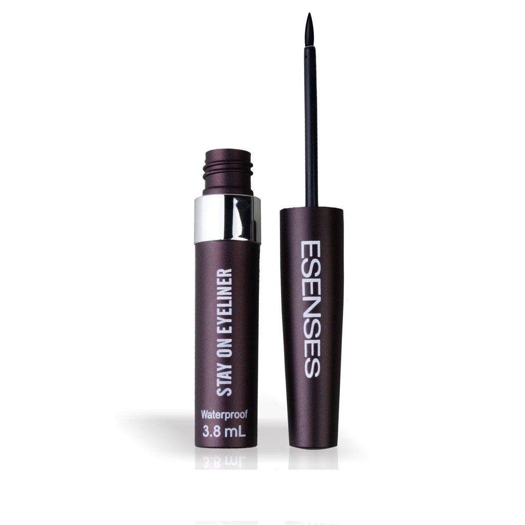 ★ BB ★ ESENSES Stay On Eyeliner 4ml [ Waterproof,Longlasting dan ujung kuas yang tipis ]