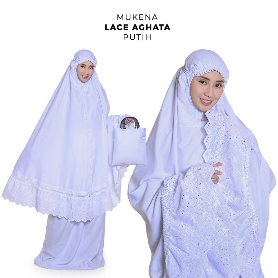 Mukena Dewasa Katun Lace Aghata