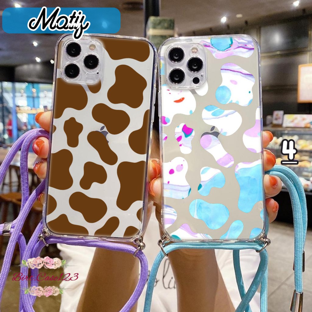 Softcase Slingcase Lanyard Bening MOTIF Vivo Y50 Y30 Y51 Y91 Y93 Y95 Y1s Y91c 2020 BC4331