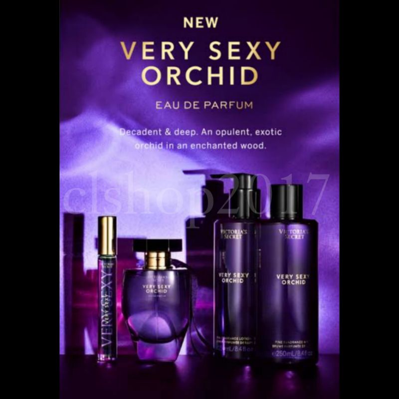 VICTORIA'S SECRET VS VERY SEXY ORCHID WARM GOURMAND BLACKCURRANT ORRIS WOODS SHEER PATCHOULI SERIES FULLSIZE TRAVELSIZE BODY MIST LOTION ROLLERBALL EAU DE PARFUME EDP