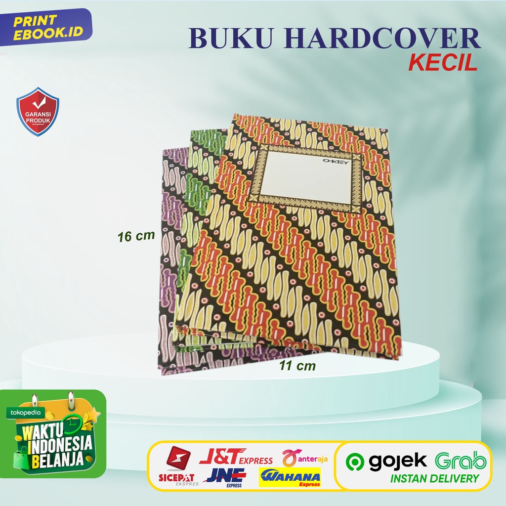 

[TERLARIS] BUKU TULIS HARDCOVER 16 X 11 CM