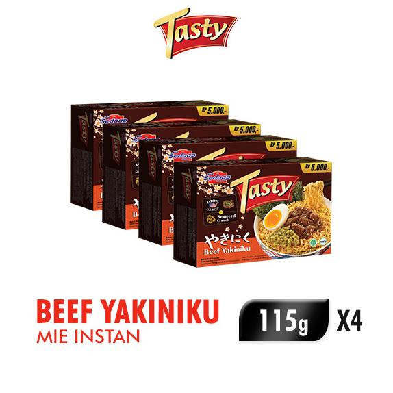 

Sedaap Tasty Mie Instan Beef Yakiniku 129 gr x 4 pcs