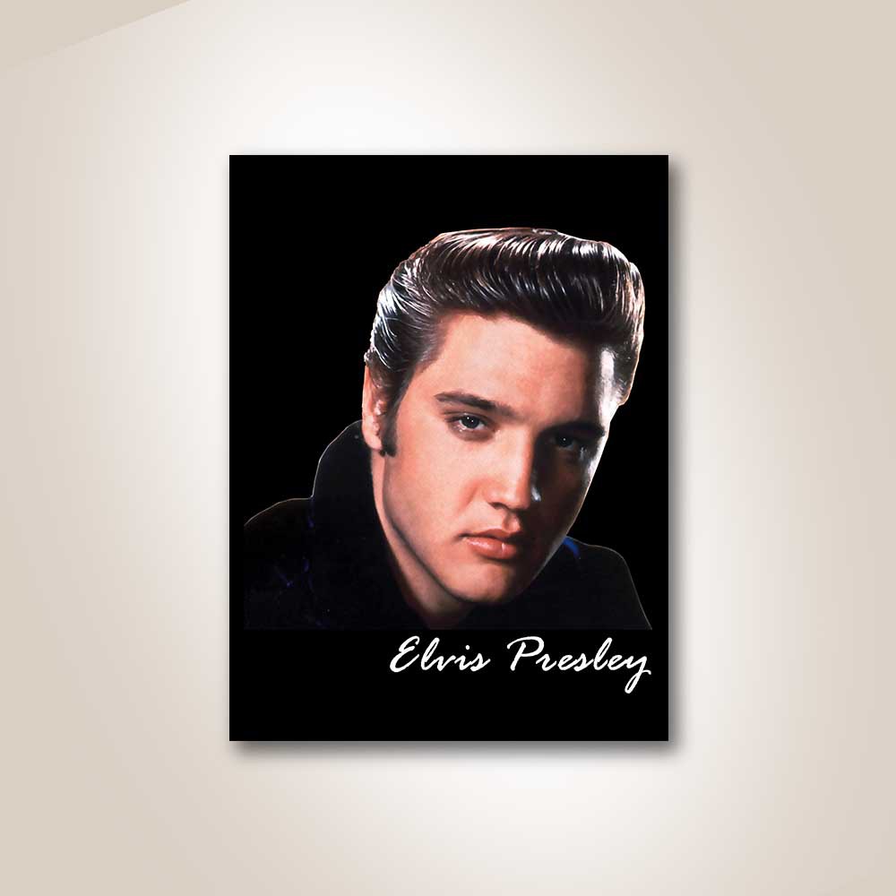Elvis Presley Poster Kayu Dekorasi Dinding Rumah Kantor Studio Musik Barbershop Walldecor Wallpaper