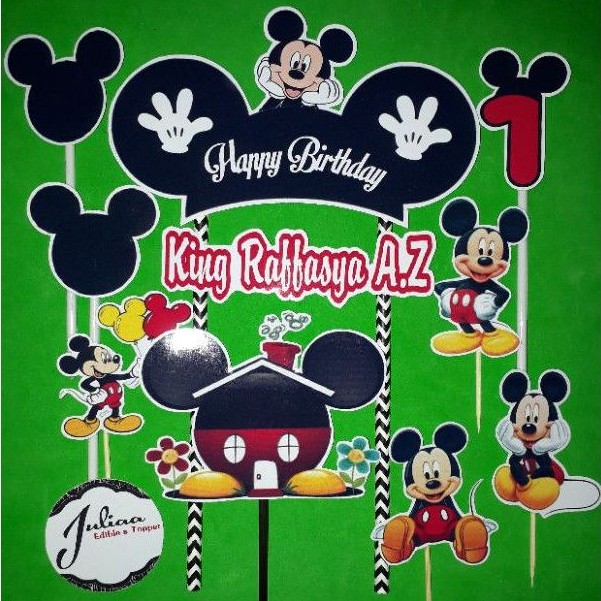 topper cake mickey mouse