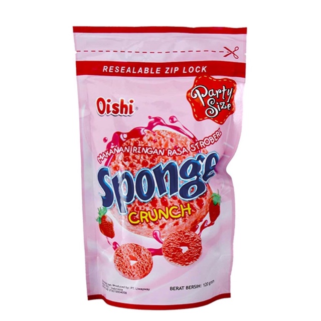 

OISHI SPONGE CRUNCH STRAWBERRY 110G