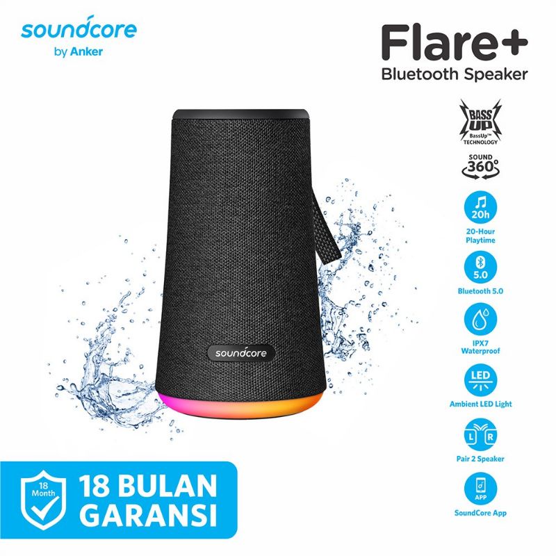 Anker Soundcore Flare+ Plus Portable Bluetooth Speaker