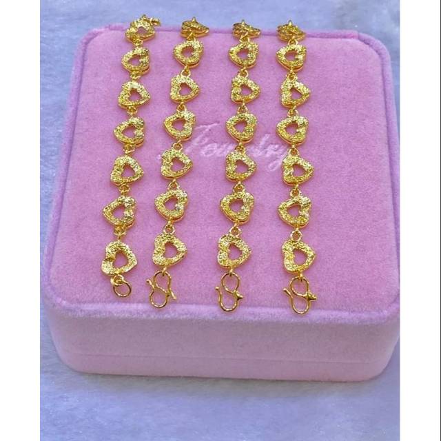 Gelang emas Bangkok ORI. Impor.panjang 18cm