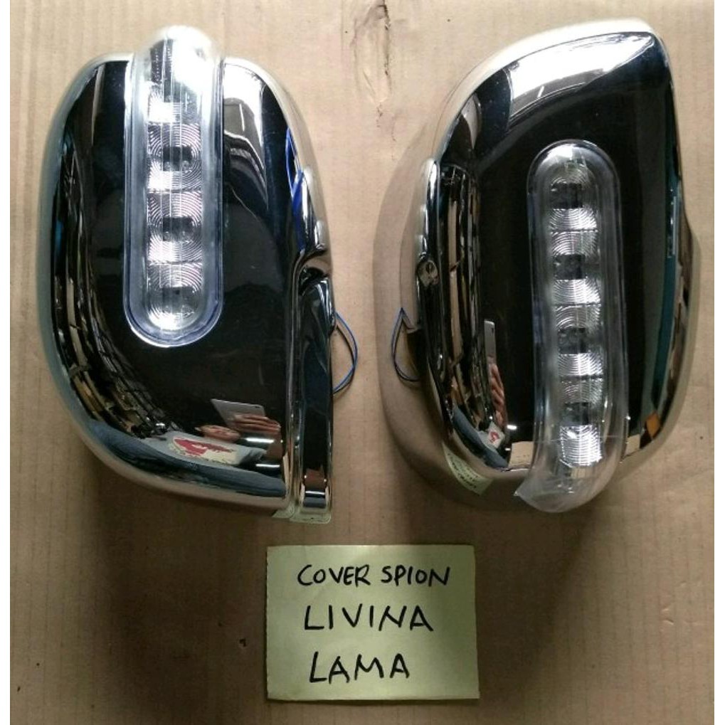TERLARIS  cover spion livina lampu crome spion livina cover spion grand livina TERBARU