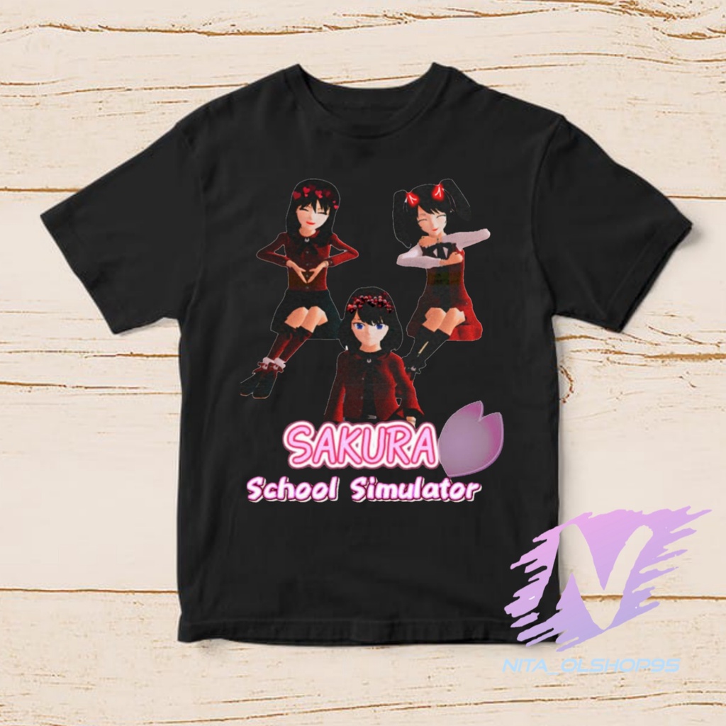 kaos sakura school simulator baju kaos anak sakura sahabat