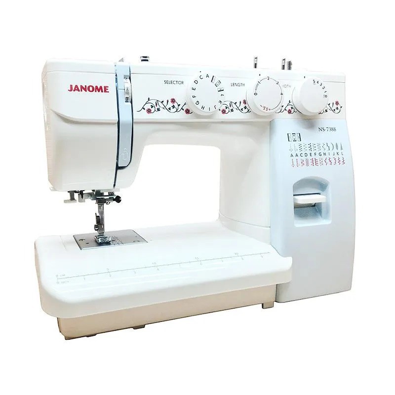 PROMO - Mesin Jahit JANOME 7388 / Mesin Jahit Portable Body Besi