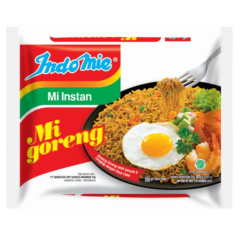 

INDOMIE MI GORENG REGULAR PACK 1'S