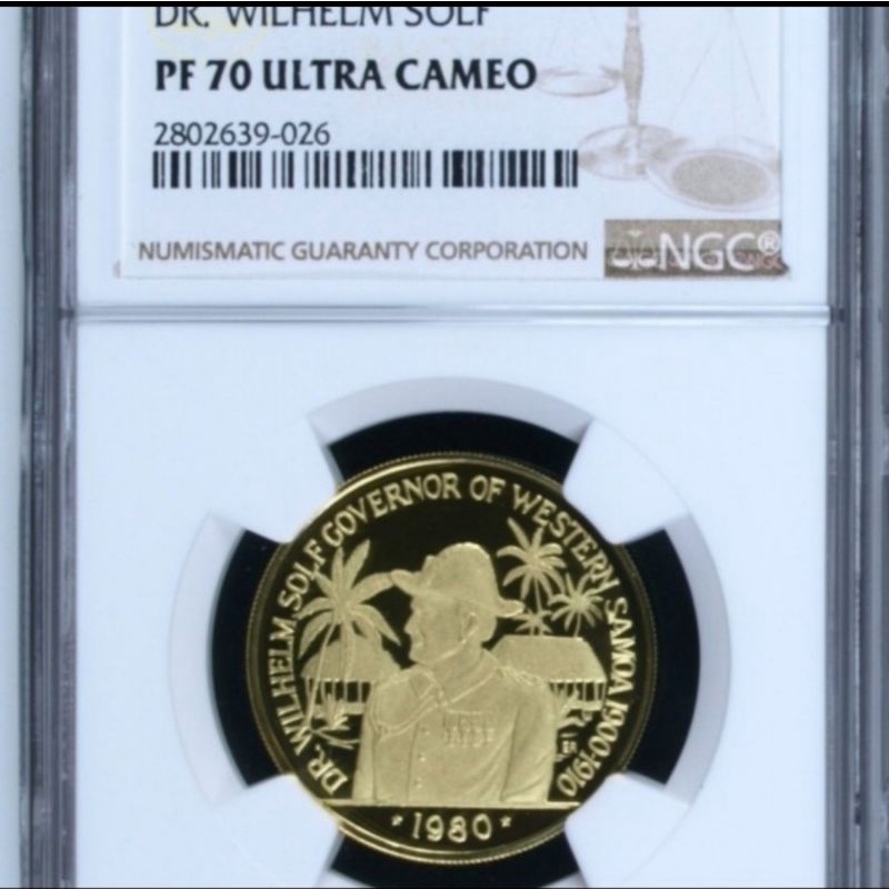NGC PF 70 Samoa 100 tala gold coin koin emas