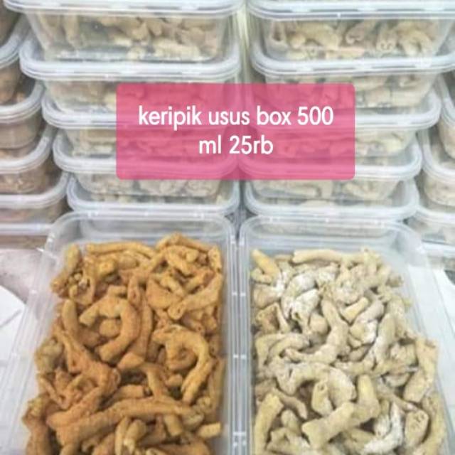 

Usus renyah box 500ml