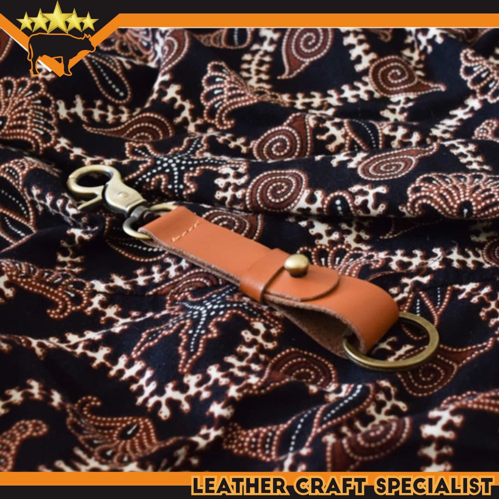 SOUVENIR GANTUNGAN KUNCI MOTOR MOBIL KULIT ASLI HANDMADE KULIT SAPI ASLI