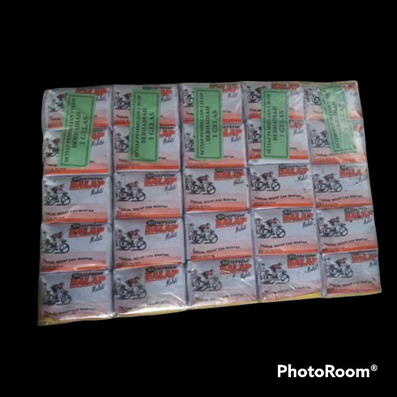 

teh balap tanpa gelas teh tubruk harga per pak + buble warp