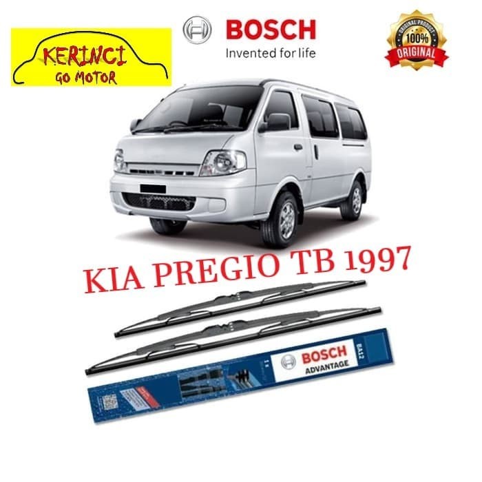 WIPER KIA PREGIO TB 1997 BOSCH ADVANTAGE 21&quot; &amp; 18&quot; SEPASANG WIPER KIA