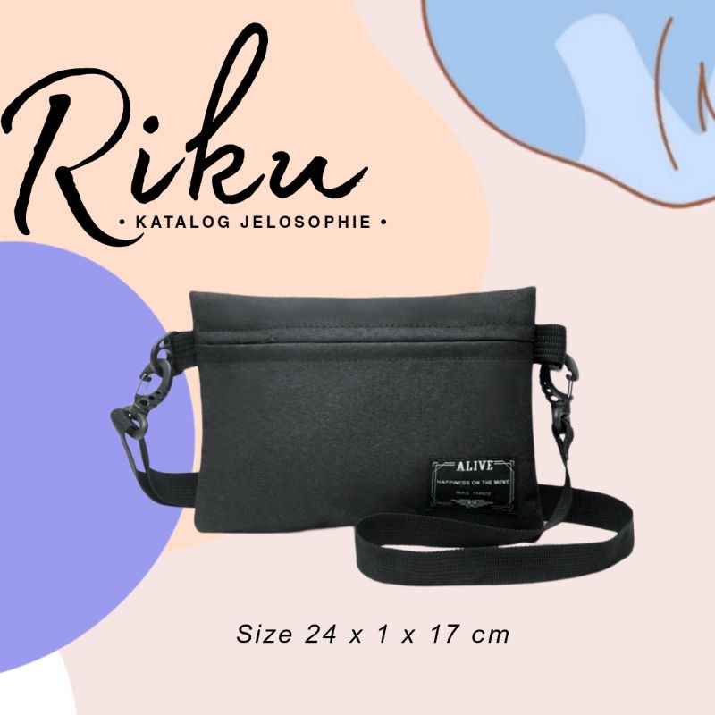 TAS RIKU PRIA WANITA SOPHIE MARTIN PARIS WAISTBAG PROMO