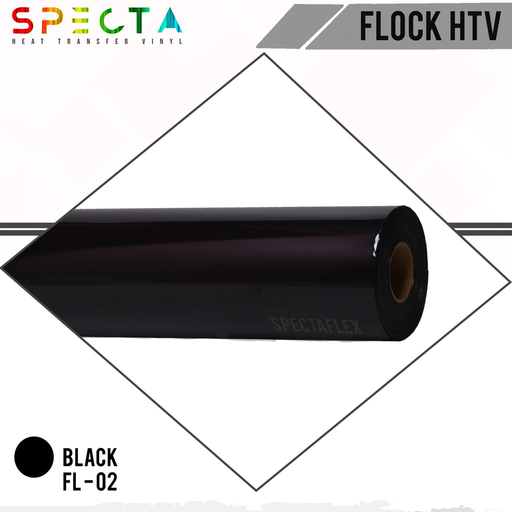 POLYFLEX FLOCK KOREA SPECTAFLEX FL-02 FLOCK HTV BLACK