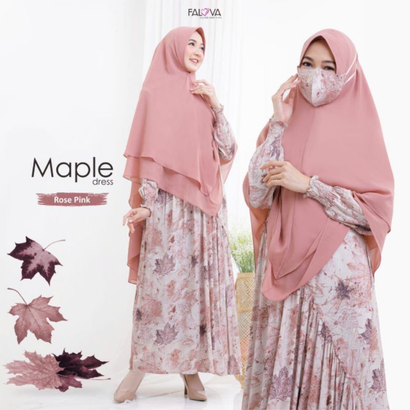 Gamis Rayon Premium - Maple Dress by Falova