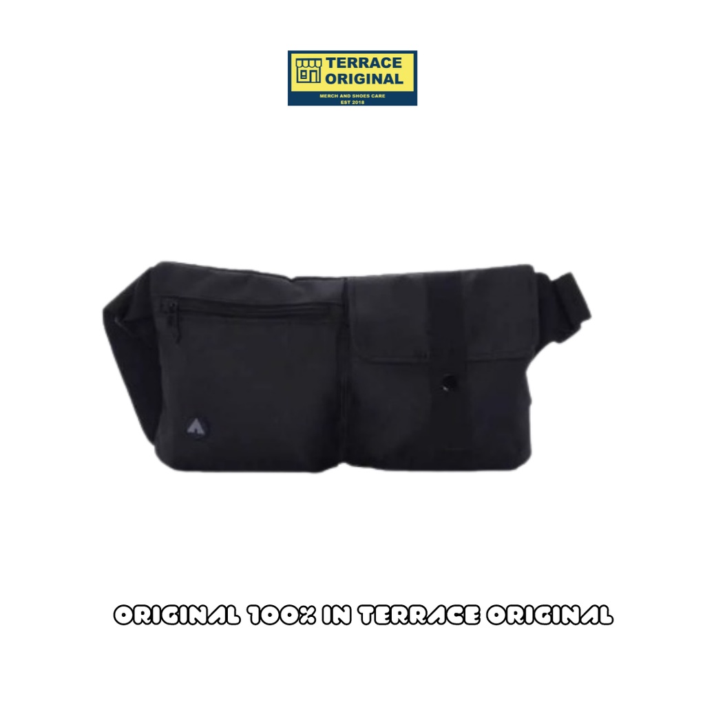 Airwalk Theron Waistbag. Black AIWWPU21054B Tas Pinggang Unisex