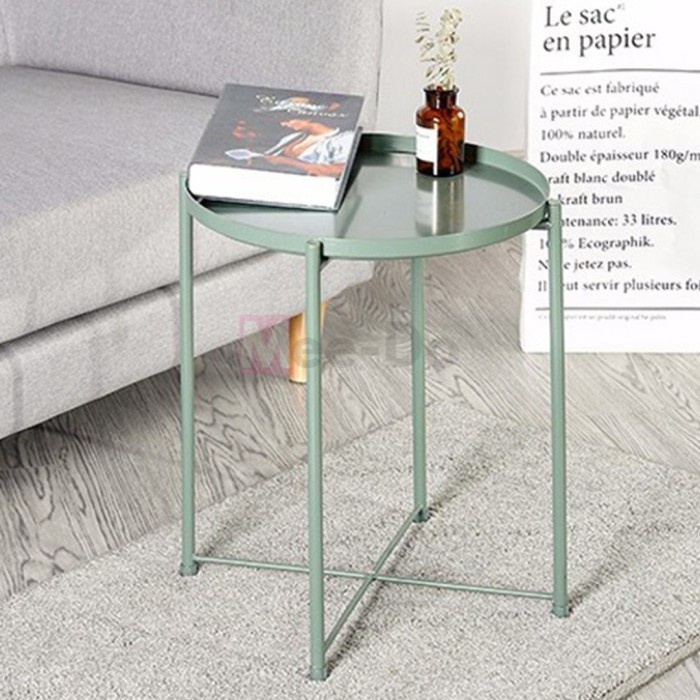 Mee Do Meja Sudut Baki Side Table Meja Teras samping Coffee table