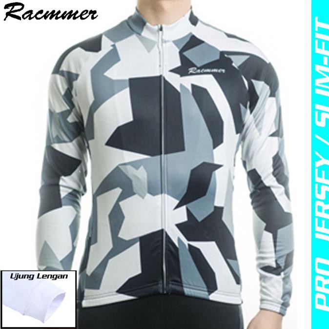 ORIGINAL  Baju Sepeda Tentara Kamuflase Militer Baju Sepeda Panjang Ventilasi 49 - S