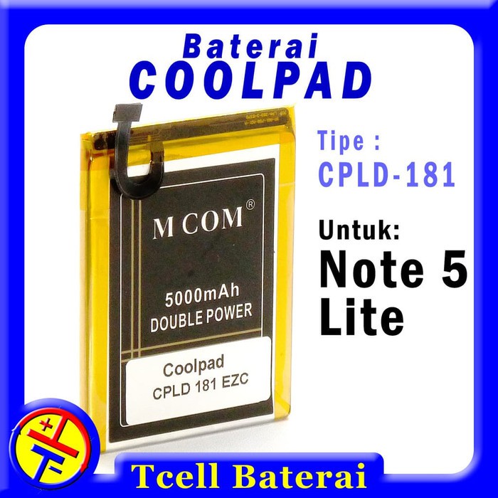 Mcom Battery Batre Baterai Double Power Mcom Coolpad Note 5 Lite E2 CPLD-181 CPLD181 CPLD 181