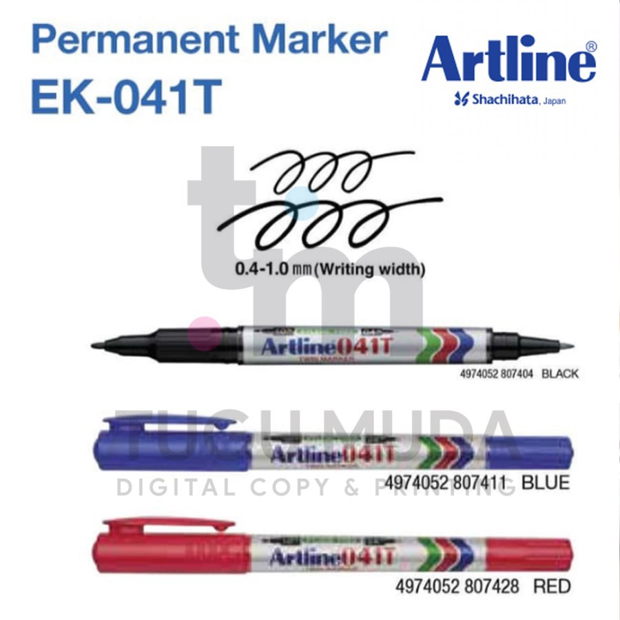 

Spidol Permanen Twin Artline EK 041