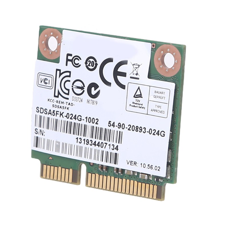 Zzz Modul Hardisk Ssd Internal Msata 24gb Hp M500 M551 Half Slim Untuk Laptop Pc Komputer Notebook
