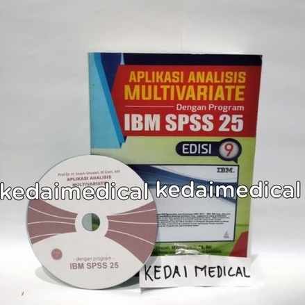 BUKU APLIKASI ANALISIS MULTIVARIAT IBM SPSS 25 + CD IMAM GHOZALI