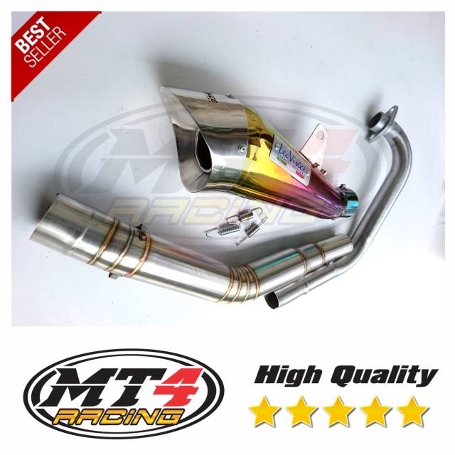 Knalpot Racing Leo vince rainbow new CB150 R CBR 150 Supra GTR Sonic Supra X 125 Tiger Verza