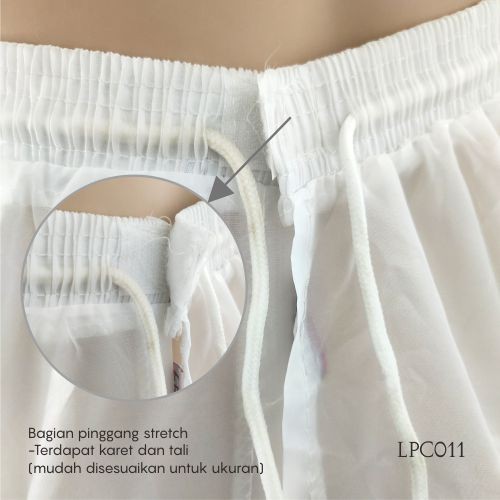 [STOK TERABATAS] PETTICOAT GAUN PENGANTIN ROK PENGEMBANG 4 RING 5 LAYER LPC011