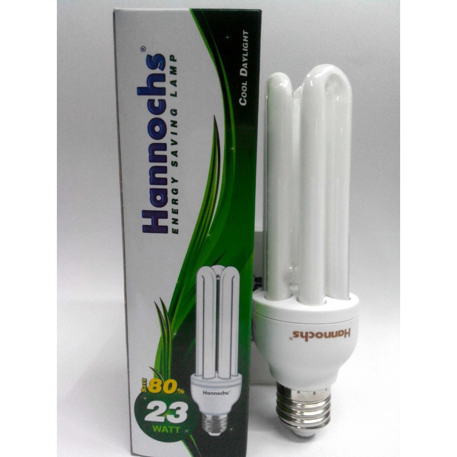 LAMPU HANNOCHS 23 WATT 3U GARANSI 1 TAHUN