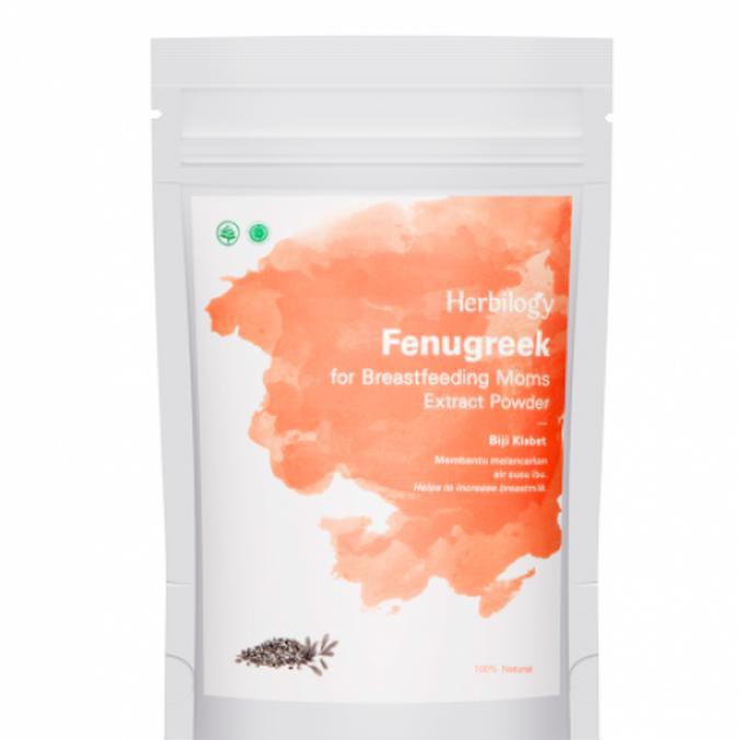 

Herbilogy Fenugreek (Biji Klabet) Extract Powder 100 gr