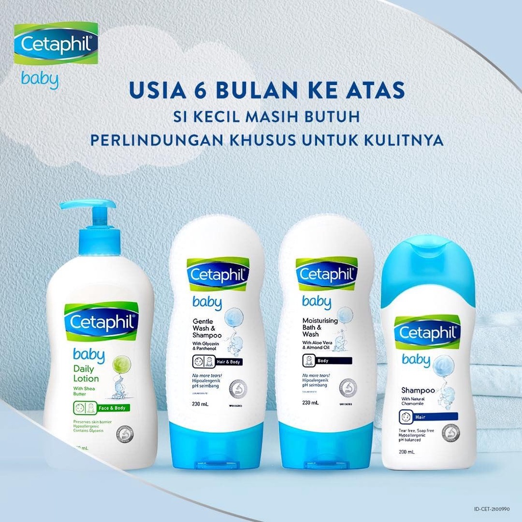 ❤ BELIA ❤ Cetaphil Baby Shampoo with Natural Chamomile 200ml