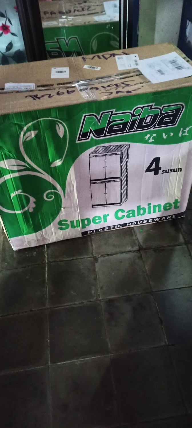 Jne  - Lemari Plastik Naiba Msc 4 Susun