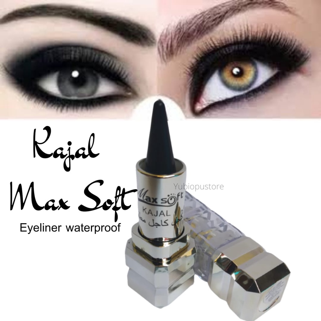 Celak mata celak arab kajal max soft eyeliner waterproof original Saudi