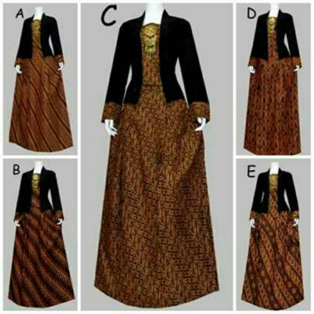 ROK BLUS SOGAN EXCLUSIVE CLASSIC BATIK KLOK BRIDESMAID AMONG TAMU JAWA SOLO JOGJA