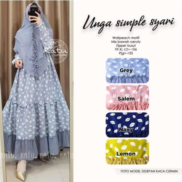 Ratu. Syari Unga 1 set