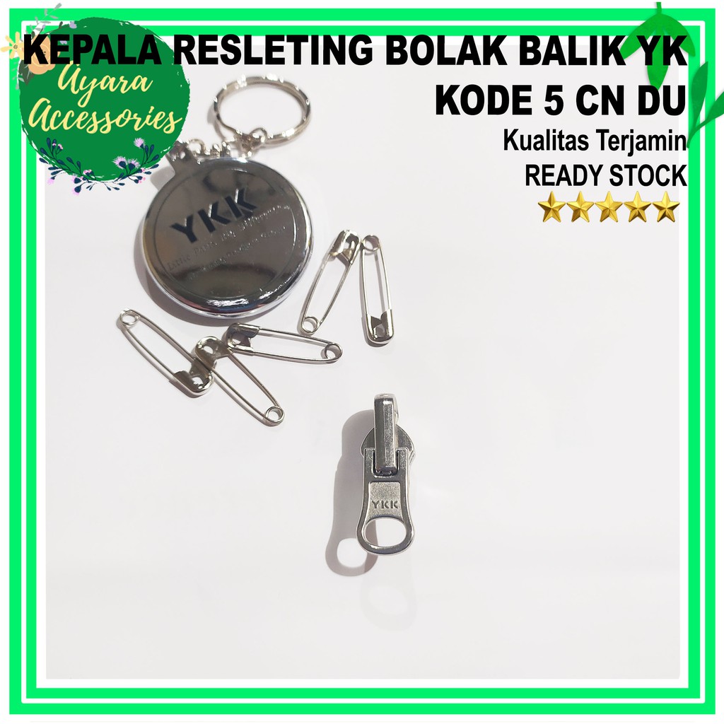 KEPALA RESLETING YKK JAKET BOLAK BALIK COIL