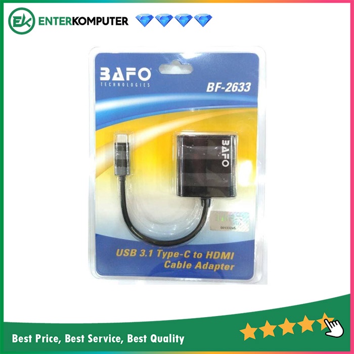 Accessories Kabel Type C USB To HDMI - Merk Bafo (BF-2633)