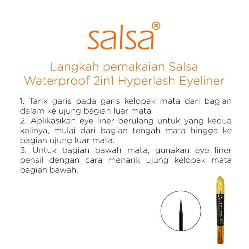 SALSA Waterproof Mascara 2in1 Hyperlash