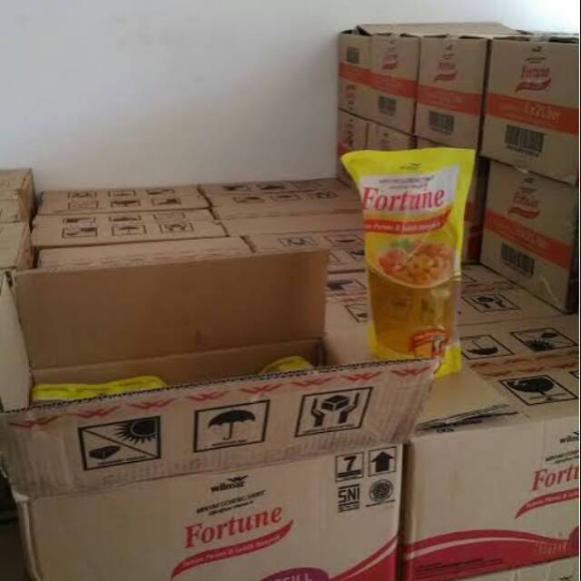 Minyak Fortune 1 Liter / Minyak Goreng Karton / Minyak Goreng refill