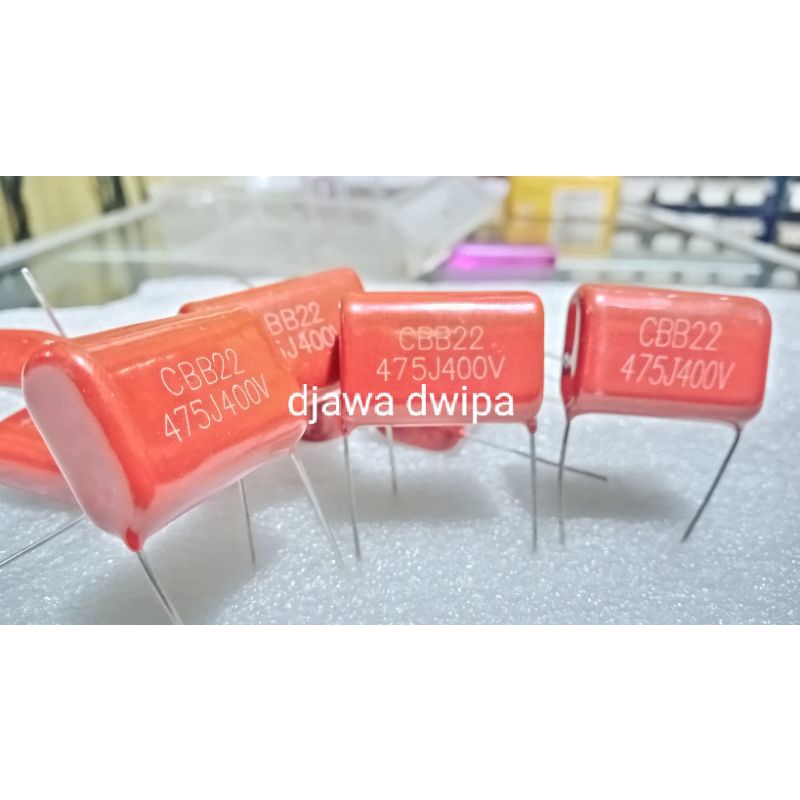 Capasitor Mesin Las 475J 400V Capasitors 475 400V Kapasitor Las Listrik 475-400 Volt C 475J 400volt